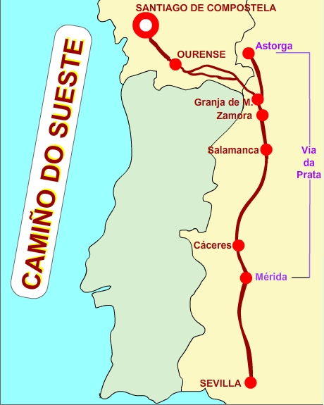 Mapa Cam.do Sueste